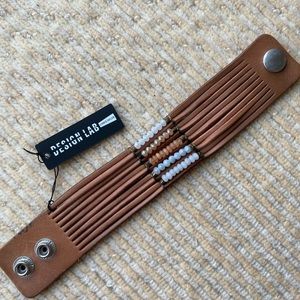 NEW w TAGS❣️ Design Lab Brown Leather Bracelet